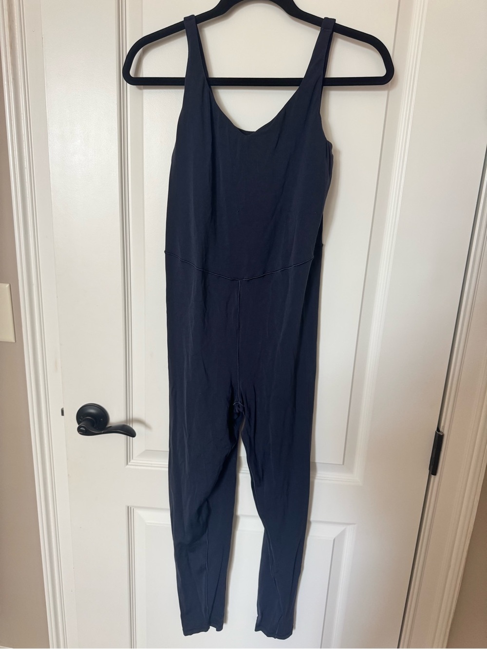 aerie Dark Navy Sleeveless Scoop Neck Jumpsuit